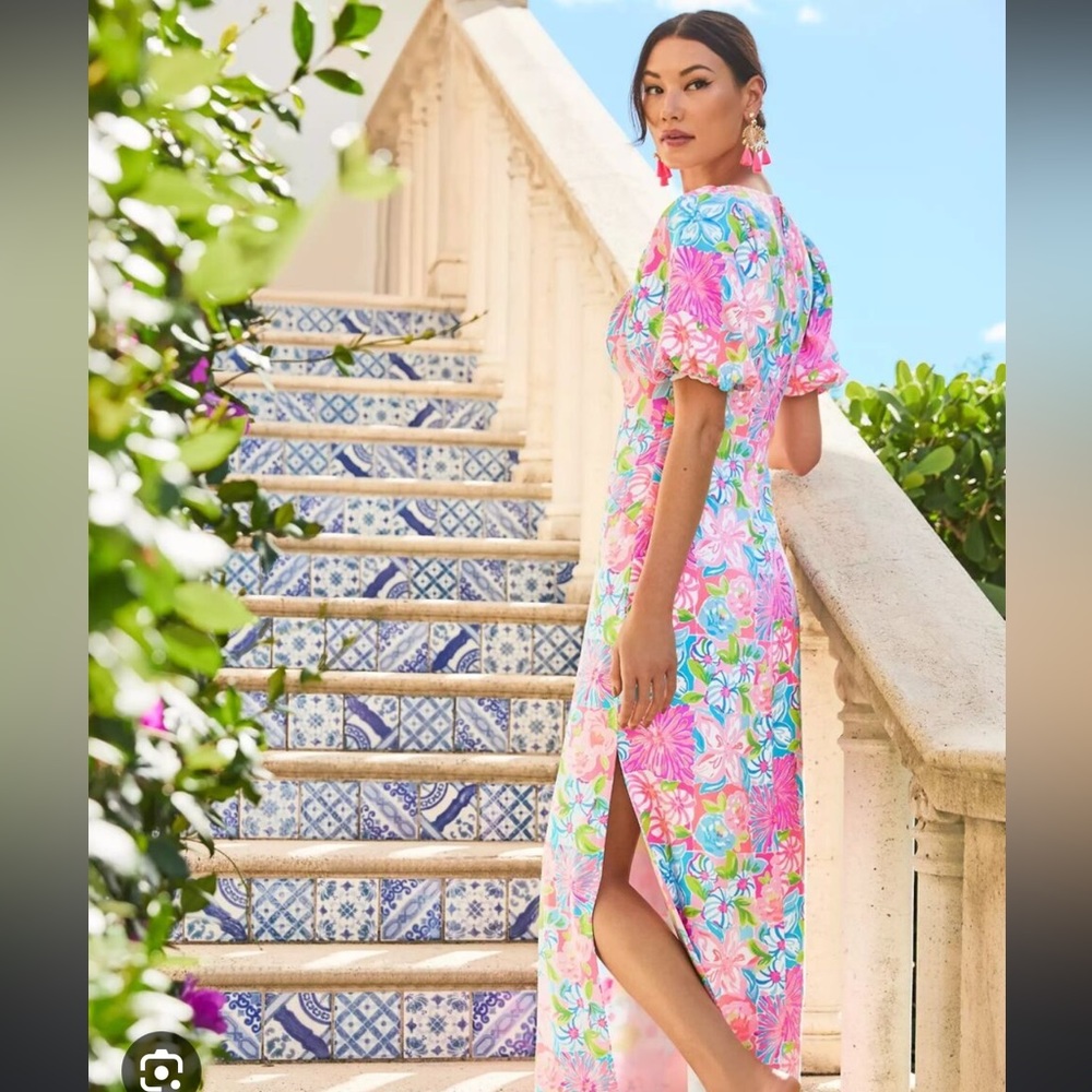 NWT Lilly Pulitzer Kimberle Stretch Maxi Dress - Size 8